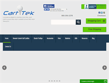 Tablet Screenshot of carttek.com